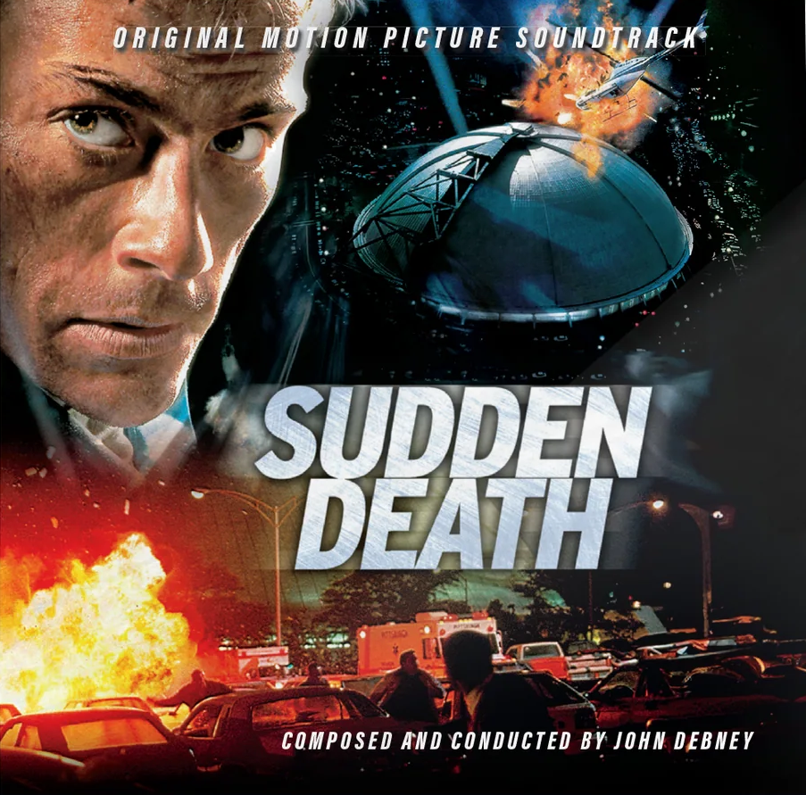 JOHN DEBNEY’s complete SUDDEN DEATH hits the hockey thunderdome with JCVD fury on Varese Sarabande!